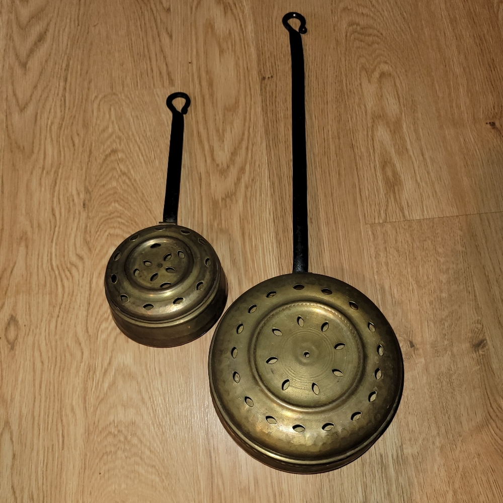 Vintage Set Of Bed Warmers